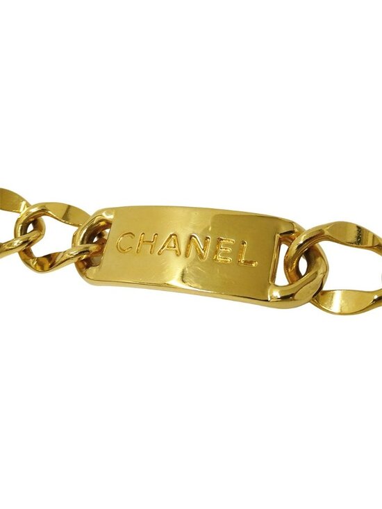 Chanel Belt Chain Gold Logo Plate Coin Motif main image 9